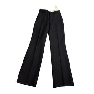 AMI Paris Alexandre Mattiussi Virgin Wool Trousers Black EU38 US6